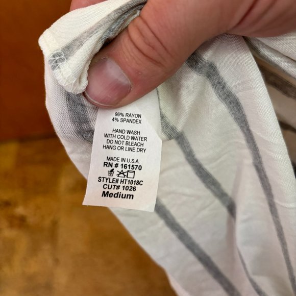 Haptics by Holly Harper Boutique‎ Short Sleeve Top Camo blue mashup - Picture 10 of 10